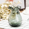 欧式迷你可爱石榴造型，花瓶浮雕彩色玻璃，花瓶水培工艺品装饰摆设
