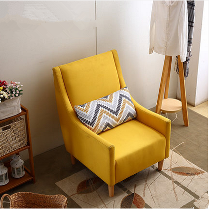 Fabric art sofa Simplicity Single sofa modern a living room bedroom personality Small farmers backrest Tiger chair Wai chairin the Residential furniture , Sofa , Sofa category - from Buy2taobao.com to provide professional Taobao agent buy service
