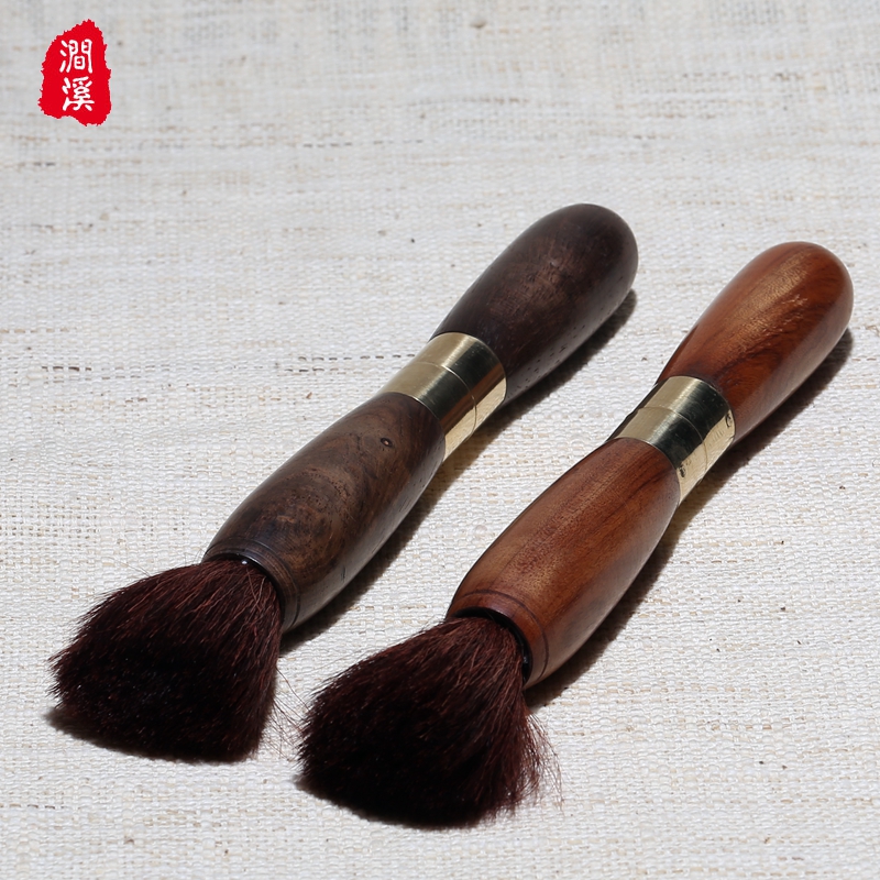涧溪宜兴紫砂壶茶宠茶具茶道配件 黑檀木花梨木2合一普洱刀养壶笔在类目 餐饮具, 茶具, 茶道/零配中 - 来自Buy2taobao.com提供专业的淘宝代购服务
