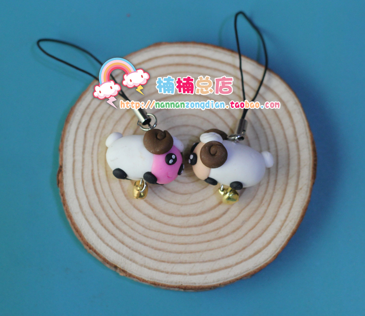 Fimo Pendant Little Sheep Cute little pendant manual Specialty productsin the 3C Digital Accessories, Cell Phone Accessories , Phone Accessories , Mobile phone pendant/Mobile phone chain category - from Buy2taobao.com to provide professional Taobao agent buy service
