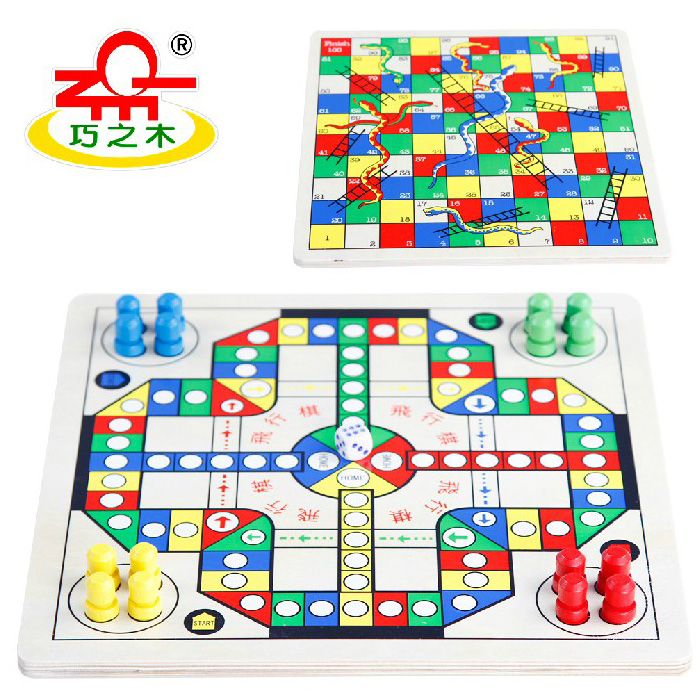 木制飞行棋蛇棋大号幼儿童棋类亲子互动桌面游戏益智玩具木质桌游在类目 玩具/童车/益智/积木/模型, 儿童棋类/桌面游戏, 飞行棋中 - 来自Buy2taobao.com提供专业的淘宝代购服务