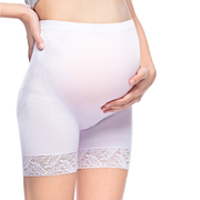 fimage有致102066孕妇内裤托腹莫代尔高腰三分安全裤孕妇宽边蕾丝