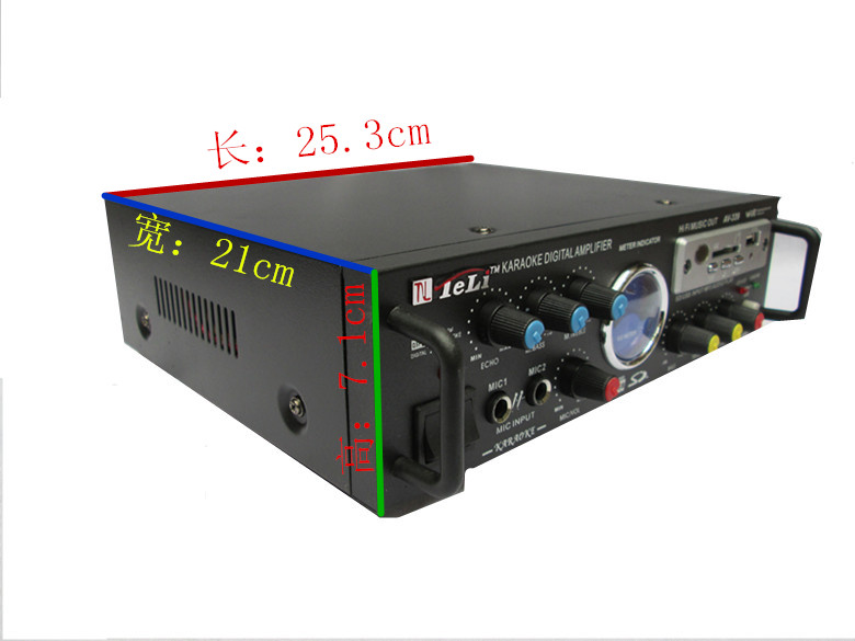 TELI/特力AV339A小功放 12v 220v小功放 usb sd 遙控器 收音功放在類目 影音電器, Hifi音箱/功放/器材, 功放中 - 來自Buy2taobao.com提供專業的淘寶代購服務