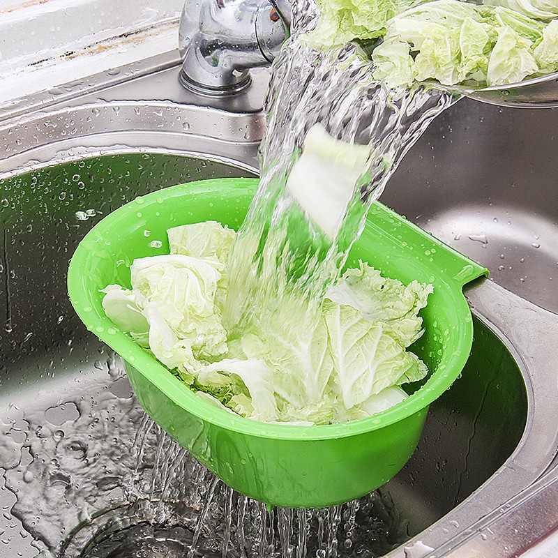 厨房水槽挂式塑料圆形沥水篮 淘米蓝 洗米筛 洗菜篮子包邮在类目 家装主材, 厨房, 水槽配件, 沥水篮中 - 来自Buy2taobao.com提供专业的淘宝代购服务