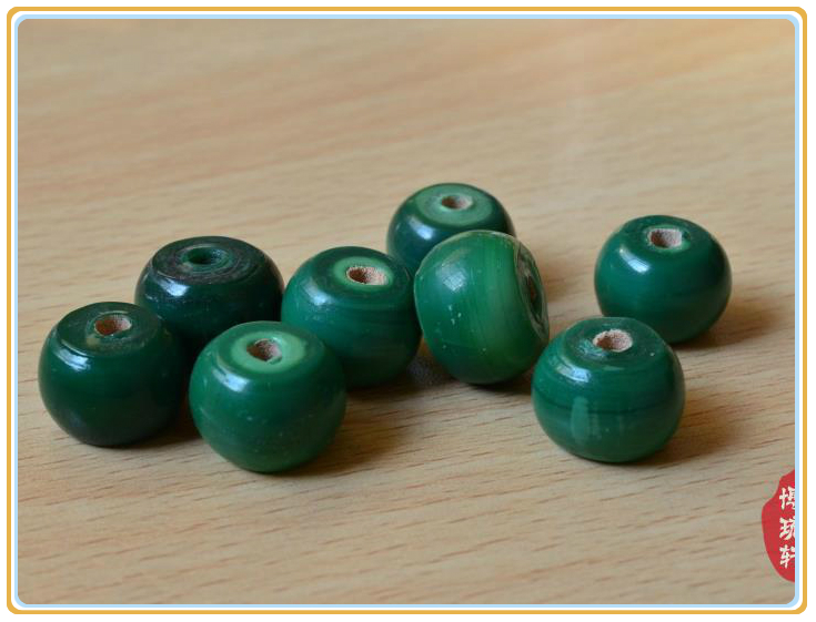 Boshan technology twisted colored body Turquoise green bead Flat drum Loose bead Beads Glass beads 16mm millstonein the Accessories/Fashion Jewelry, Beads/Wooden bracelets , Beads/Prayer beads category - from Buy2taobao.com to provide professional Taobao agent buy service