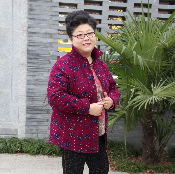 中老年加肥加大码女装薄棉外套中年特大码上衣秋冬装200斤秋冬装|msdalam kategori Butik wanita / wanita, wanita pertengahan umur - dari Buy2taobao.com untuk memberikan perkhidmatan ejen Taobao profesional membeli