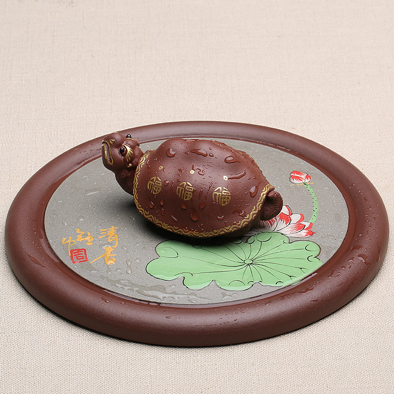 New products dark-red enameled pottery teapot tea tray Pot mat prop Spare parts Boutiquein the Tableware , Tea set , Tea tray category - from Buy2taobao.com to provide professional Taobao agent buy service