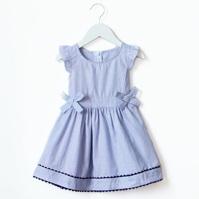 小过子2016夏季短袖纯棉女童连衣裙童装春装夏装春秋长袖儿童裙子