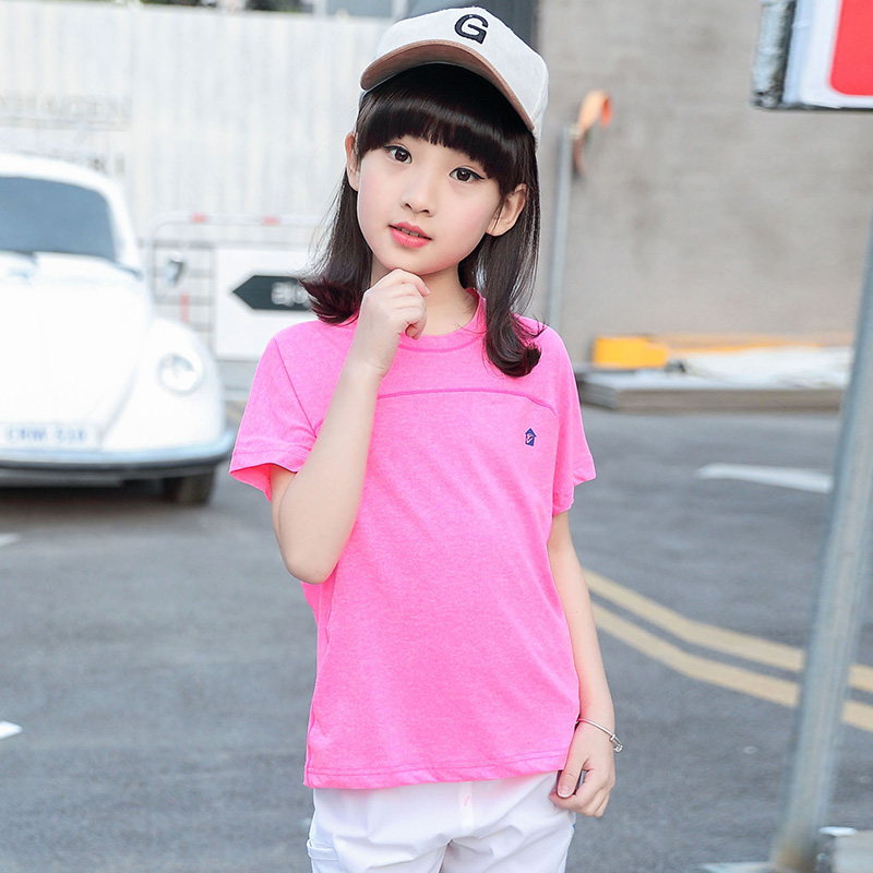 Children's clothing 2019 Summer style girl outdoors Short sleeve T-shirt children Quick drying Quick drying T-shirt CUHKin the Children/Baby/Family fitted , Children's outdoor clothing , Children wicking T-Shirts category - from Buy2taobao.com to provide professional Taobao agent buy service