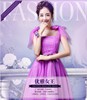 伴娘服长款2017韩版紫色姐妹，裙伴娘团礼服，裙生日宴会晚礼服
