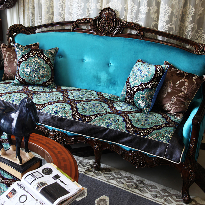 European style Damascus Baroque Royal Sofa cushion Fabric art combination sofa Four seasons currency Seat cushionin the Home Fabric , Cushion/Cushion/Sofa cushion , Sofa cushion category - from Buy2taobao.com to provide professional Taobao agent buy service