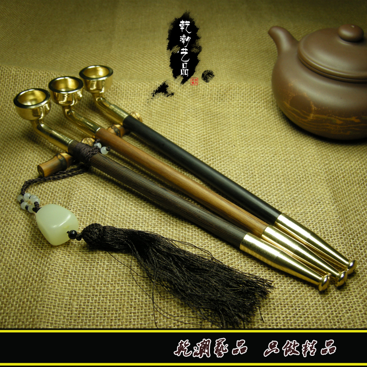 手工老式旱烟袋烟袋锅烟斗檀木鸡翅木红木烟杆铜锅铜烟嘴 送礼包在类目 ZIPPO/瑞士军刀/眼镜, 烟具, 烟斗中 - 来自Buy2taobao.com提供专业的淘宝代购服务