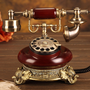 旋转盘仿古电话座机，欧式电话机复古电话机时尚创意电话机