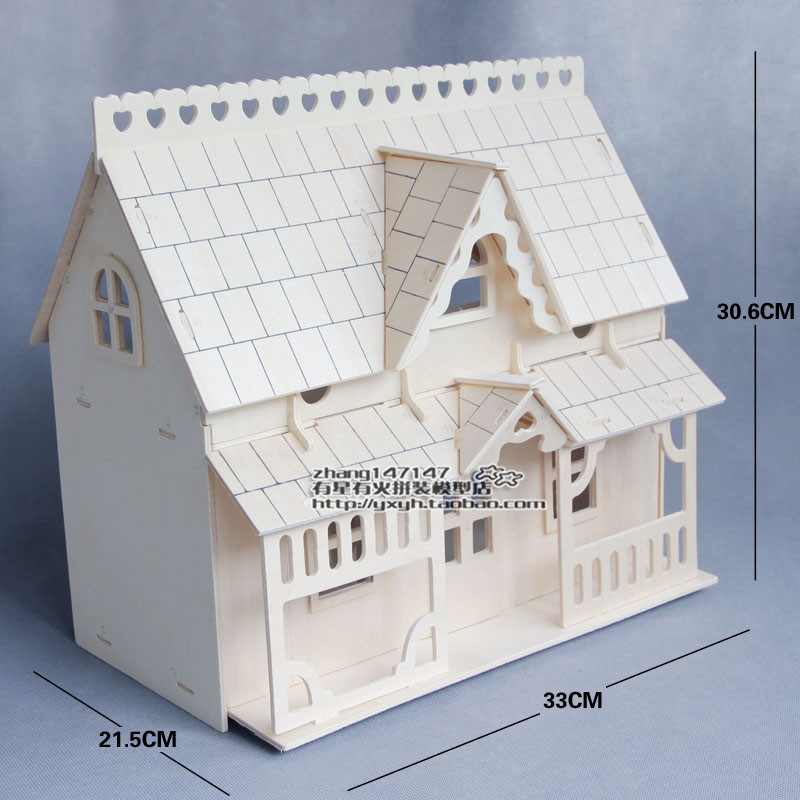 手工3DIY小屋小房子木制立体拼图木质拼装建筑模型屋益智玩具摆件在类目 玩具/童车/益智/积木/模型, 串珠/拼图/配对/拆装/敲打玩具, 拼图/拼板中 - 来自Buy2taobao.com提供专业的淘宝代购服务
