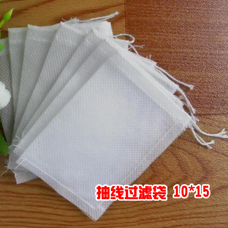 无纺布袋5个装茶包抽线过滤袋/中药袋/煎药袋/茶叶袋/煎药包10*15|ruв категории посуда, чайный сервиз, другие - от Buy2taobao.com для оказания профессиональной услуги покупки агента Taobao