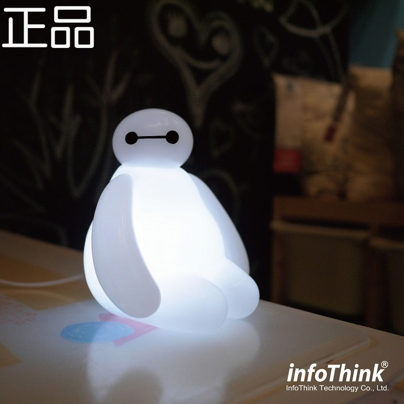 正版infothink 超能陆战队大白LED灯台灯床头灯 遥控调节呼吸灯|ruв категории награду материалов, огни освещения, ночной свет - от Buy2taobao.com для оказания профессиональной услуги покупки агента Taobao