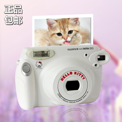 标题优化:富士拍立得instax210相机 Hello Kitty 黑白银色 立拍得相机 正品