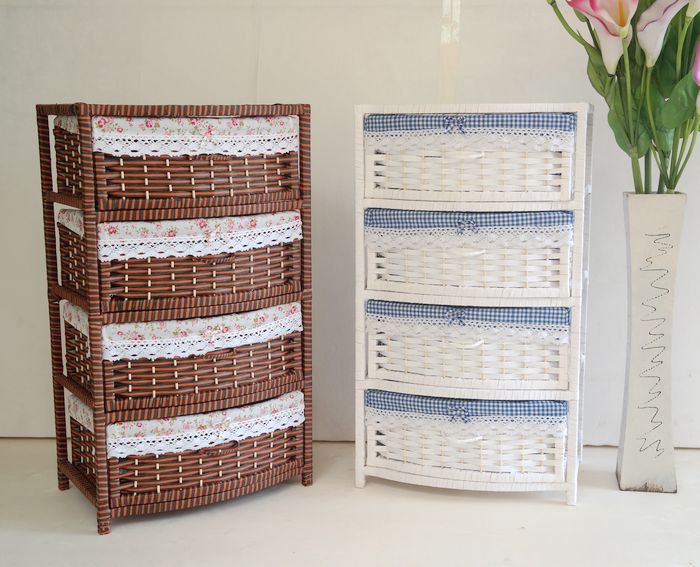 IKEA Countryside bedside cupboard Simplicity Straw Rattan Storage cabinet Lockers wardrobe Bucket cabinet Drawersin the Residential furniture , Cabinet , Bedside cabinet category - from Buy2taobao.com to provide professional Taobao agent buy service
