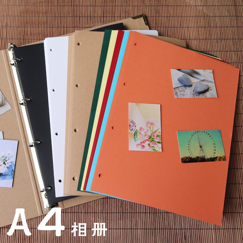 复古进口牛皮纸4孔A4手工活页相册样品销售展示夹涂鸦手绘本直销|ruв категории электронный словарь/электрический бумажных книг/канцелярские принадлежности, получать/выставка товаров, альбом - от Buy2taobao.com для оказания профессиональной услуги покупки агента Taobao