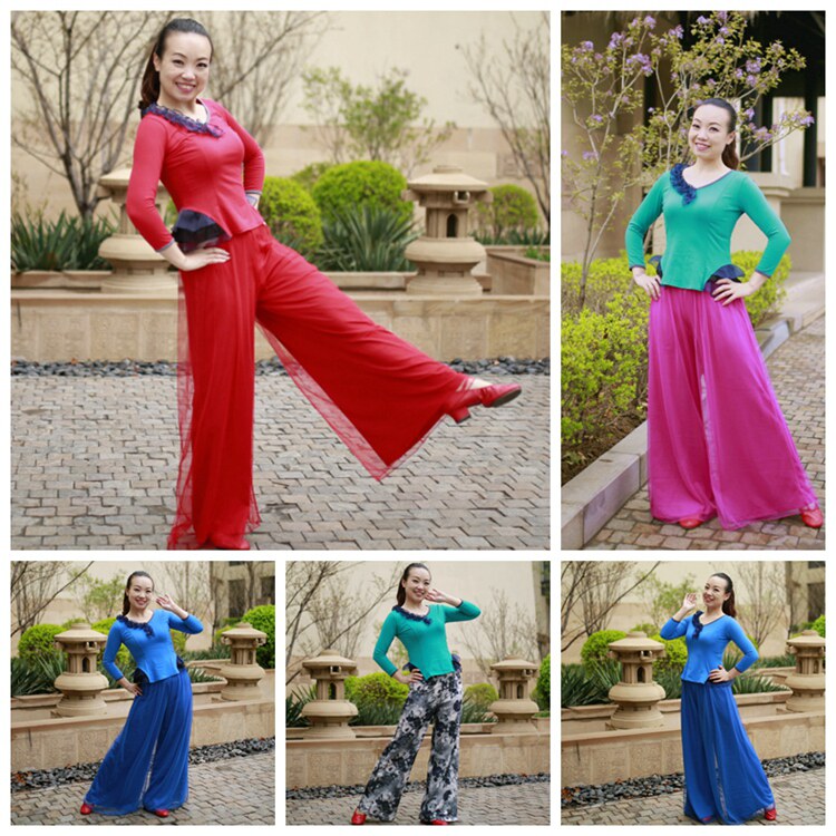 拾穗人 杨艺馨梅广场舞服《天长地久》舞服新款 34003+44502