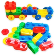 儿童趣味车大颗粒积木塑料拼插3-6-7周岁拼装幼儿园早教益智玩具