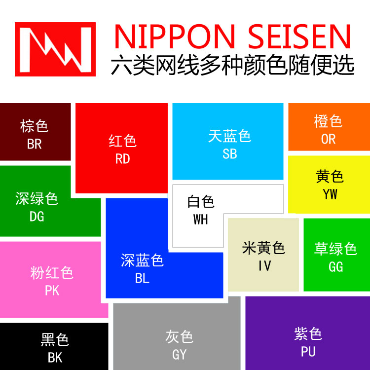 千兆网线 电信级NIPPON SEISEN CAT6 六类网线 家装网线1000M线在类目 3C数码配件, 电子元器件市场, 线材/线类, 网线中 - 来自Buy2taobao.com提供专业的淘宝代购服务