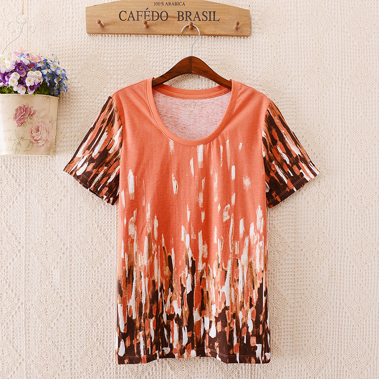 2017 New specials T-shirts Mom outfit pure cotton Extra large size t-shirt Summer wearin the Women's clothing/Boutique , Middle-aged women category - from Buy2taobao.com to provide professional Taobao agent buy service