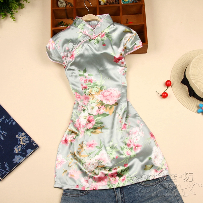 Tang costume Improvement Chinese style Ethnic style fashion Silk Robes Retro Chinese coat Dress shirtin the Women's clothing/Boutique , Costume/National costume/Stage costumes , Costume/Chinese clothing , Jacket category - from Buy2taobao.com to provide professional Taobao agent buy service