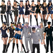 女警装酒吧夜店派对，ds演出服装万圣节男女警察，服装制服角色扮演