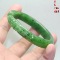 上下架计划:正品和田玉特价促销天然俄碧玉苹果绿超油润细料双龙仿古手镯包邮