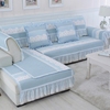 最怡江南棉四季沙发垫欧式简约现代布艺沙发垫，时尚田园沙发防滑