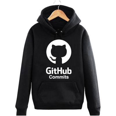 github连帽卫衣linux merb ruby极客geek程序员章鱼猫octocat加厚