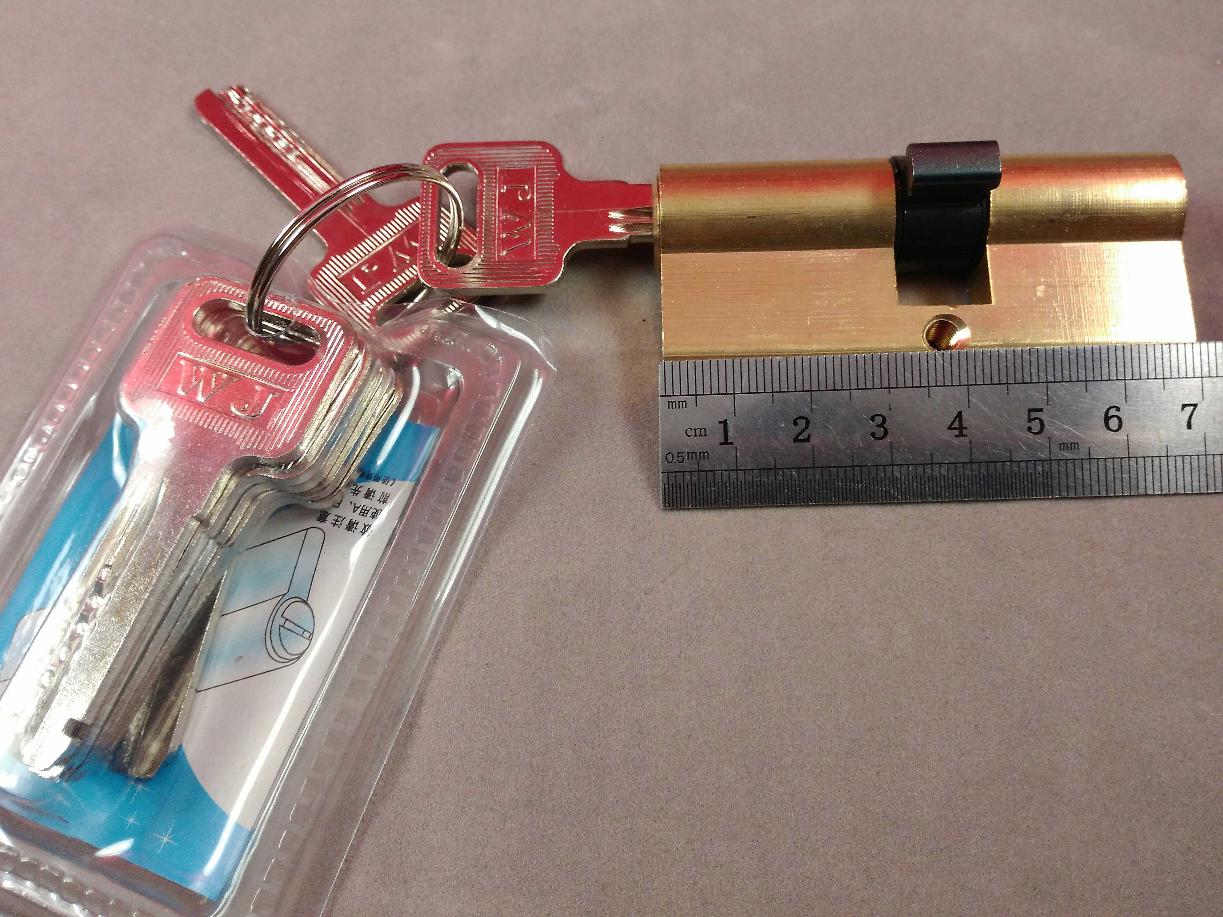 WJ Computer slot ABC Lock cylinder 70 Partial 37.5 + 32.5 All copper gate Lock 5cm Door thick lock corein the Basic building materials , Home Hardware , Other Hardware , Locks Accessories category - from Buy2taobao.com to provide professional Taobao agent buy service