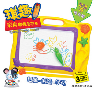 超大 彩色磁性兒童寫字板 畫板寶寶塗鴉板帶筆 1.0在類目 玩具/童車/益智/積木/模型, 繪畫類用品, 繪畫桌中 - 來自Buy2taobao.com提供專業的淘寶代購服務
