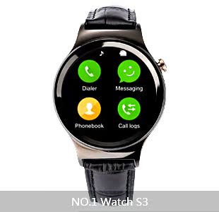 正品打折智能手表触屏插卡通话圆形手机男女蓝