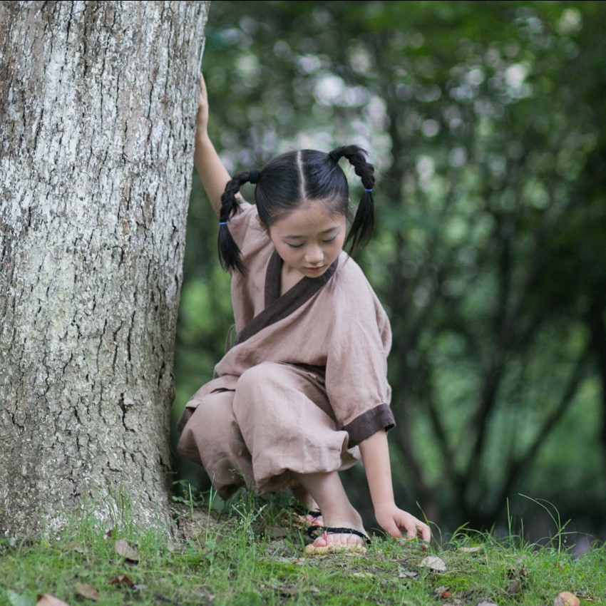古石後-原創布衣童裝複古棉麻改良漢服茶道服套裝男女童襯衫套裝在類目 童裝/嬰兒裝/親子裝, 襯衫中 - 來自Buy2taobao.com提供專業的淘寶代購服務