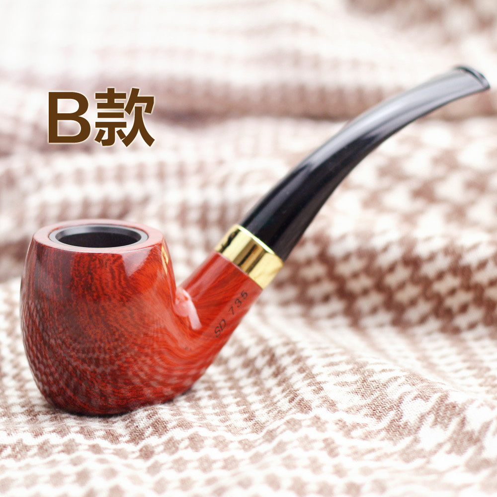 三达烟斗弯式清洗型精美耐用烟丝烟斗烟具 买一送9升级版|ruв категории ZIPPO/швейцарский армейский нож/очки, курить, трубы - от Buy2taobao.com для оказания профессиональной услуги покупки агента Taobao