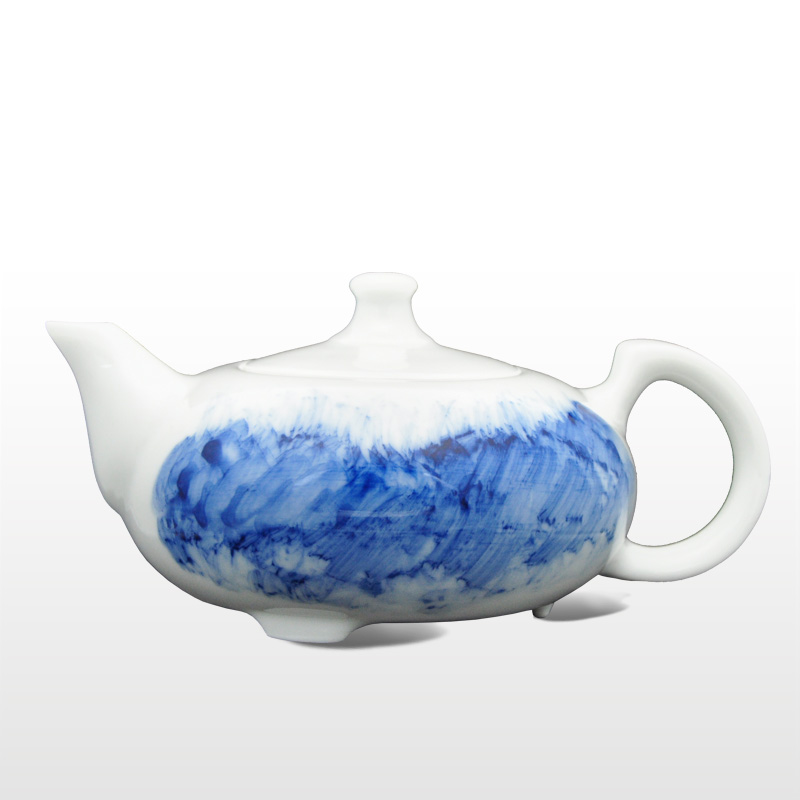 长物居瓷器茶具手绘茶壶名家唐圣耀手工景德镇青花瓷茶器礼品|msdalam kategori pinggan mangkuk, set teh, teko - dari Buy2taobao.com untuk memberikan perkhidmatan ejen Taobao profesional membeli