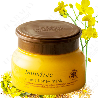 标题优化:INNISFREE悦诗风吟 济州岛油菜花蜂蜜精华按摩睡眠面膜80ml 补水