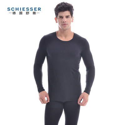 Schiesser/舒雅男士印度棉质长袖家居服保暖内衣套装35/5415W