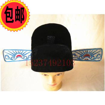 Special Offer Theatre Male ancient costume stage perform Headdress Champion hat His post Magistrate Hat Black and red Two-colorin the Sports/Yoga/Fitness/Fans supplies , Dance/Aerobics/Gymnastics , Chinese classical dance , Classical dance accessories category - from Buy2taobao.com to provide professional Taobao agent buy service