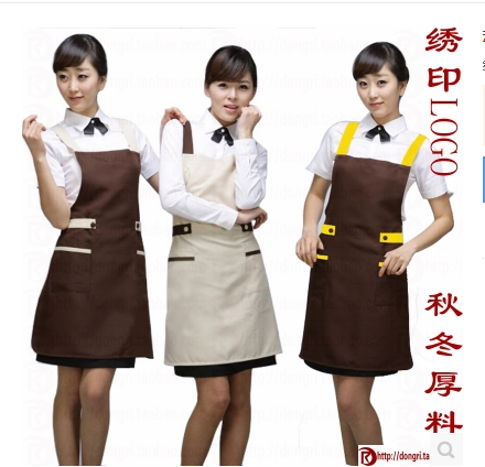 韩版时尚围裙男女西餐厅咖啡厅工作服蛋糕房面包房烘焙店围腰定制|ruв категории семья/личные чистящие средства, домашнюю работу/слово уборка посуды, фартук костюм - от Buy2taobao.com для оказания профессиональной услуги покупки агента Taobao