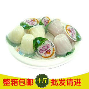 批发整箱10斤可散卖 乳酸果冻布丁 按摩硬果冻