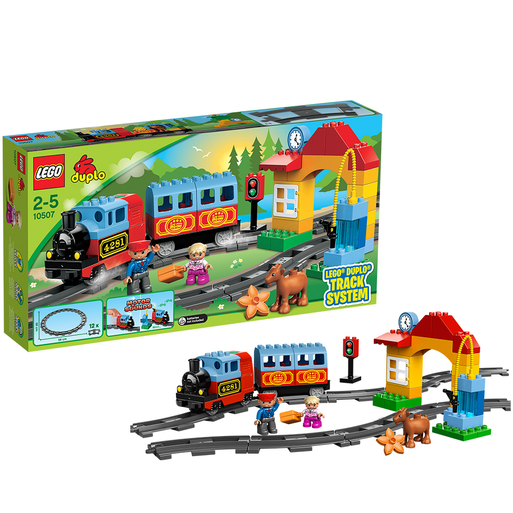 乐高得宝10507火车入门套装 LEGO Duplo早教积木玩具大颗粒益智