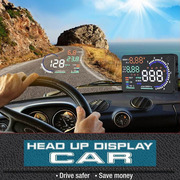 台湾出品A8车载OBD行车电脑汽车HUD抬头显示器车速仪平视投影