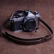 cam-in真皮单反数码照相机背带，适用徕卡微单摄影肩带圆孔cam3277