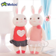 metoo提拉米兔小兔子毛绒玩具公仔可爱女孩女生儿童女宝玩偶抱枕