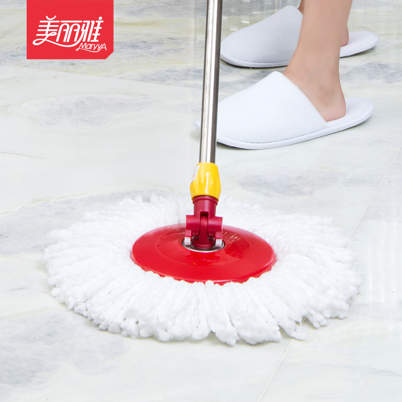 Beautiful rotate Mop Accessories Rotating mop pole Stainless steel Hand pressure Mop pole 2 Mop headin the Family/Personal Cleaning Tools , Housework/Floor cleaning equipment , Rotating mop category - from Buy2taobao.com to provide professional Taobao agent buy service