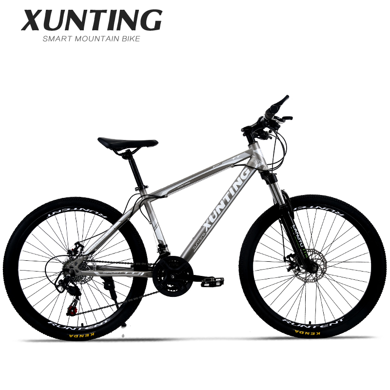 刹烤漆减震男女新款迅霆自行车24寸26寸山地