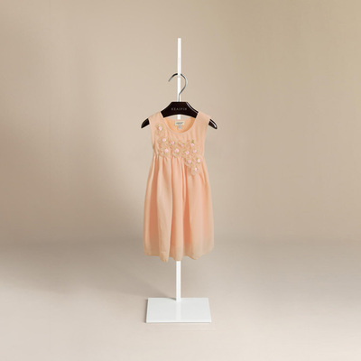 标题优化:2015新款夏季女童公主雪纺连衣裙 童装雪纺短袖公主裙儿童裙子